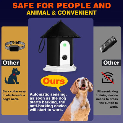 NNETM Outdoor Waterproof 2-in-1 Ultrasonic Dog Barking Control & Dog Training Tool